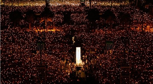 Tiananmen Vigil in Hong Kong