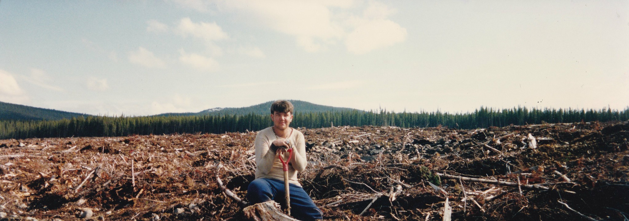 To make money I tree planted for three years while going to university.